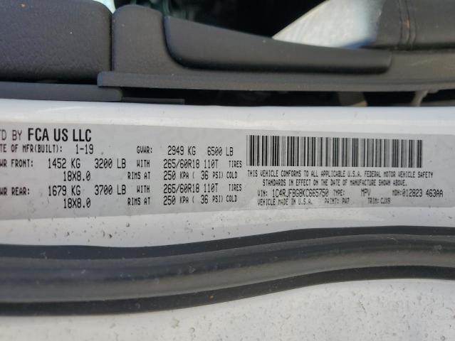 1C4RJFBG8KC665750 Jeep Grand Cherokee Limited