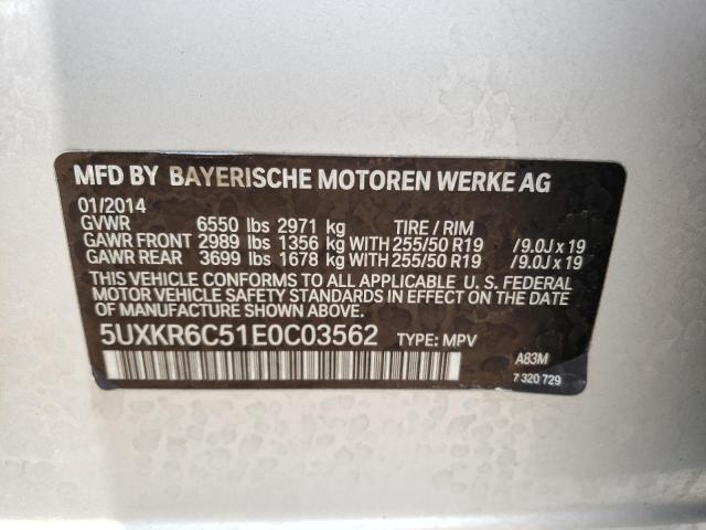 5UXKR6C51E0C03562 BMW X5 Xdrive50i