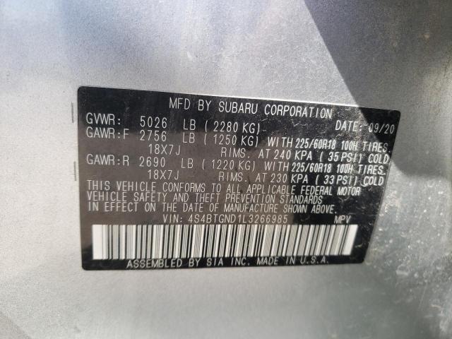 4S4BTGND1L3266985 Subaru Outback Limited Xt