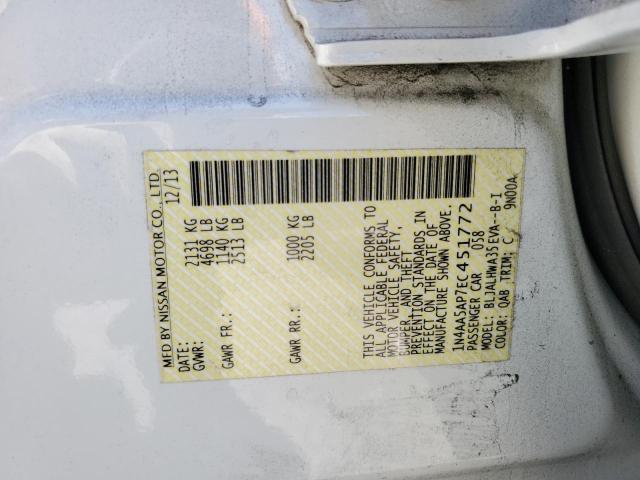 1N4AA5AP7EC451772 Nissan MAXIMA S