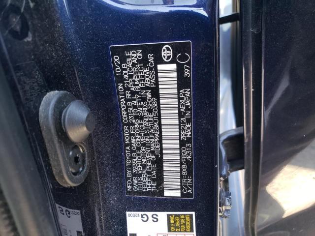 JTDEPMAE8MJ150389 Toyota COROLLA LE