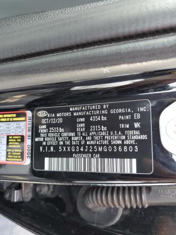 5XXG34J25MG036803 KIA K5 EX