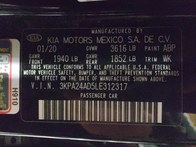 2020 KIA RIO LX - 3KPA24AD5LE312317