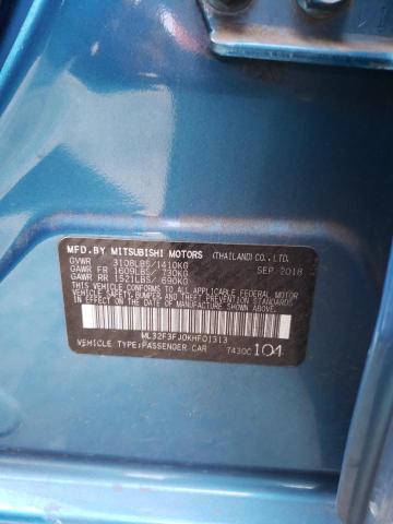 ML32F3FJ0KHF01313 Mitsubishi Mirage G4 Es