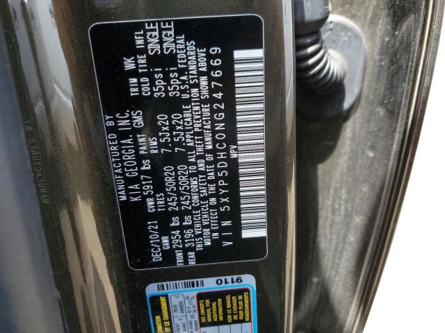 5XYP5DHC0NG247669 KIA Telluride Sx