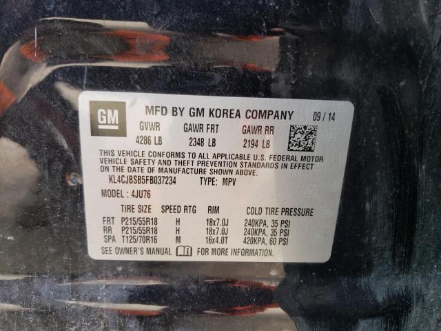 KL4CJBSB5FB037234 Buick Encore Convenience