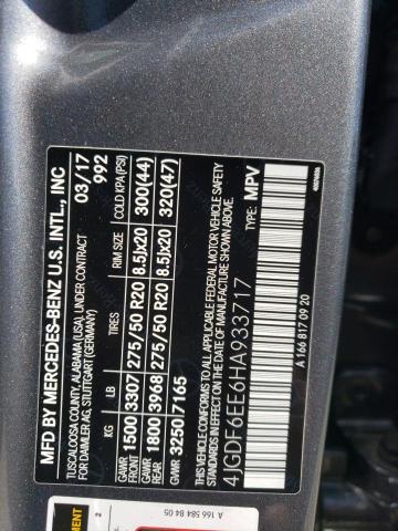 4JGDF6EE6HA933717 Mercedes-Benz Gls 450 4matic