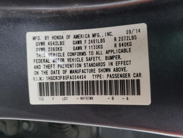Honda ACCORD EXL 2015 1HGCR3F85FA004454 Image 13