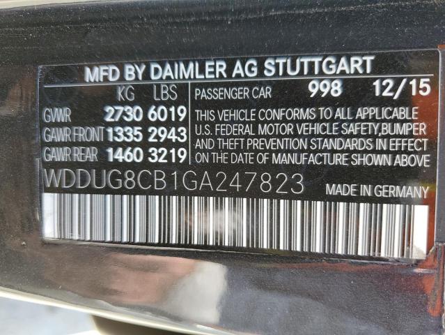 WDDUG8CB1GA247823 Mercedes-Benz S 550
