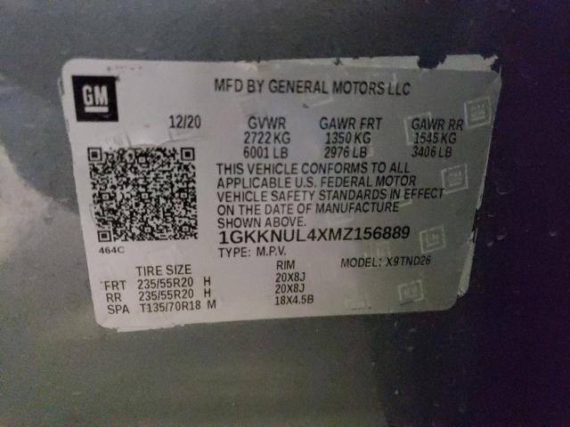 1GKKNUL4XMZ156889 GMC ACADIA SLT