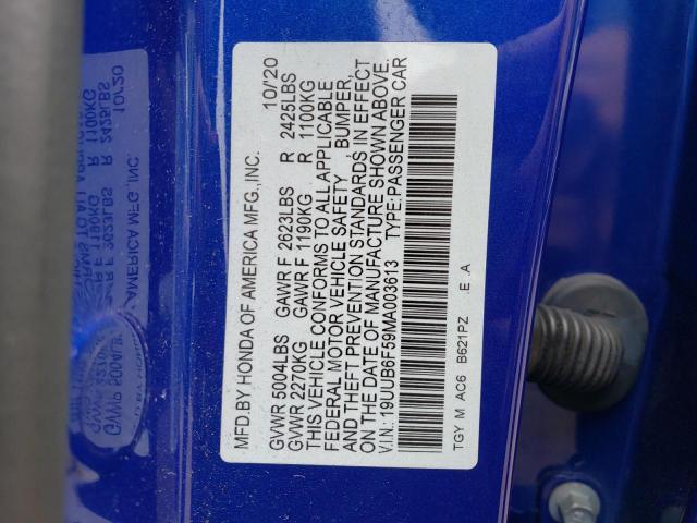 2021 ACURA TLX TECH A - 19UUB6F59MA003613
