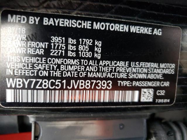 2018 BMW I3 S REX - WBY7Z8C51JVB87393