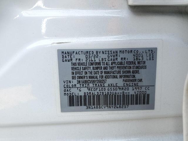 3N1AB8CV9NY268257 Nissan SENTRA SV