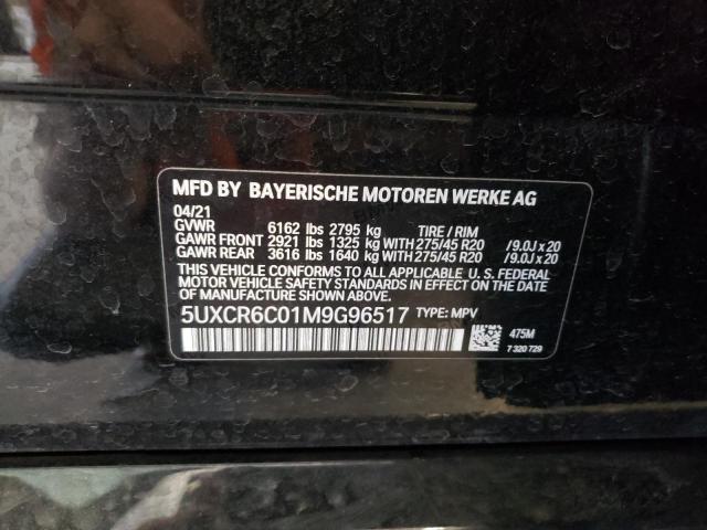 5UXCR6C01M9G96517 2021 BMW X5, photo no. 13