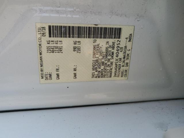 2018 NISSAN MAXIMA 3.5 - 1N4AA6AP5JC404952