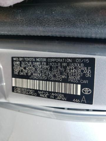 JTDKDTB35F1089492 Toyota PRIUS C