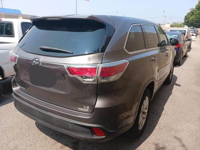 VIN 5TDZARFH9ES005384 2014 Toyota Highlander, LE no.4