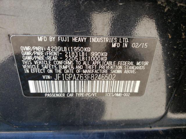 JF1GPAZ63F8246502 Subaru Impreza Sport Limited