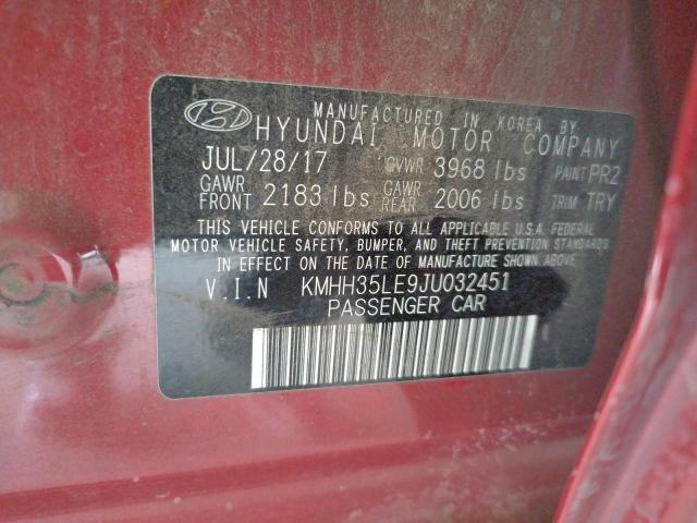 KMHH35LE9JU032451 Hyundai ELANTRA GT