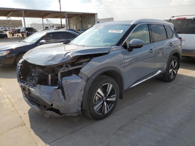 Vin: 5n1at3ca8mc807240, lot: 55278403, nissan rogue sl 20211