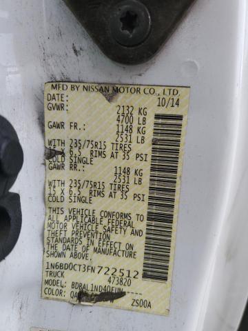 1N6BD0CT3FN722512 Nissan FRONTIER S