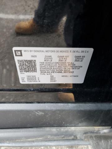 3GKALVEV4ML307553 GMC Terrain Slt