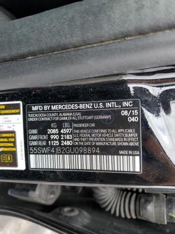 55SWF4JB2GU098894 Mercedes-Benz C 300