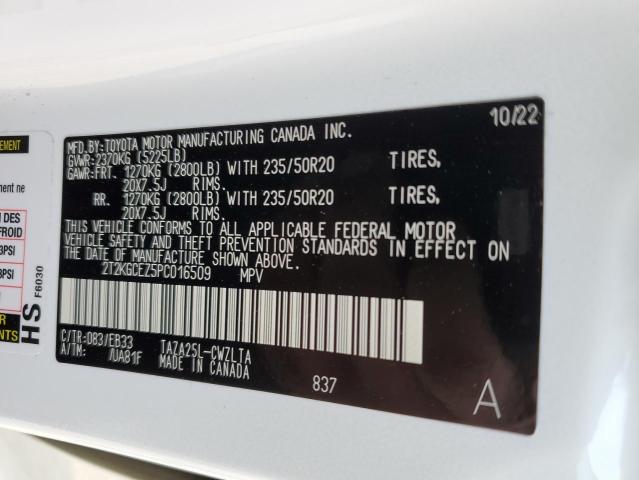 2023 LEXUS NX 350 PRE - 2T2KGCEZ5PC016509