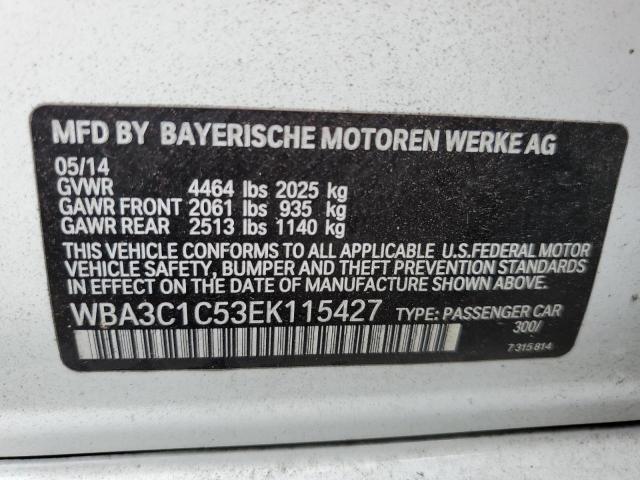 WBA3C1C53EK115427 BMW 328 I Sulev