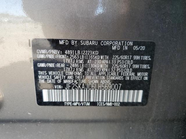 JF2SKAJC6LH569007 Subaru Forester Premium