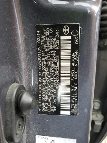 JTDKN3DU9E0366328 Toyota PRIUS