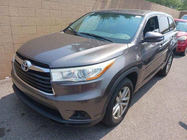 VIN 5TDZARFH9ES005384 2014 Toyota Highlander, LE no.2