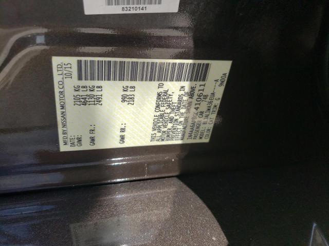 2016 NISSAN MAXIMA 1N4AA6AP8GC410611