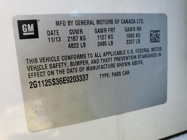 2G1125S36E9203337 | 2014 CHEVROLET IMPALA LT