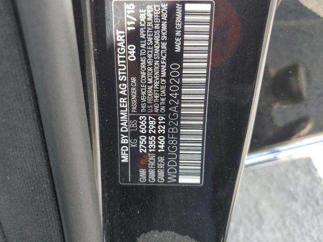 2016 MERCEDES-BENZ S 550 4MAT - WDDUG8FB2GA240200