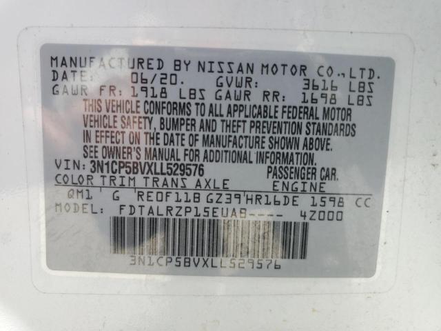 3N1CP5BVXLL529576 Nissan KICKS S