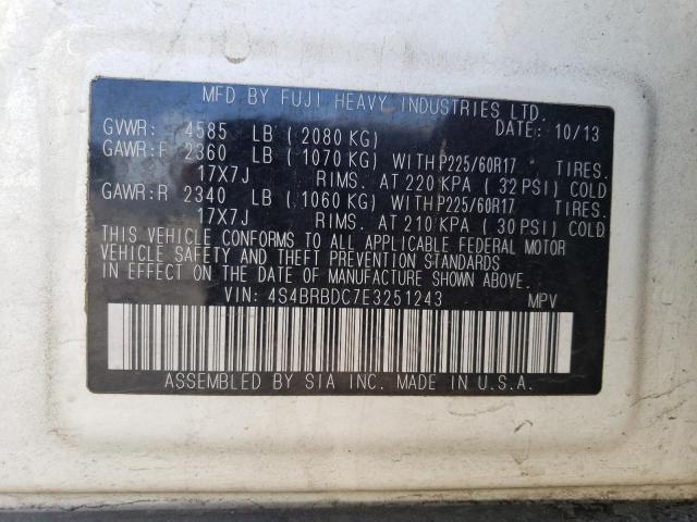 4S4BRBDC7E3251243 Subaru Outback 2.5i Premium