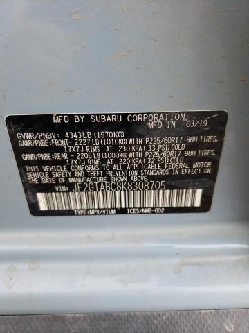 JF2GTABC8K8308705 Subaru Crosstrek