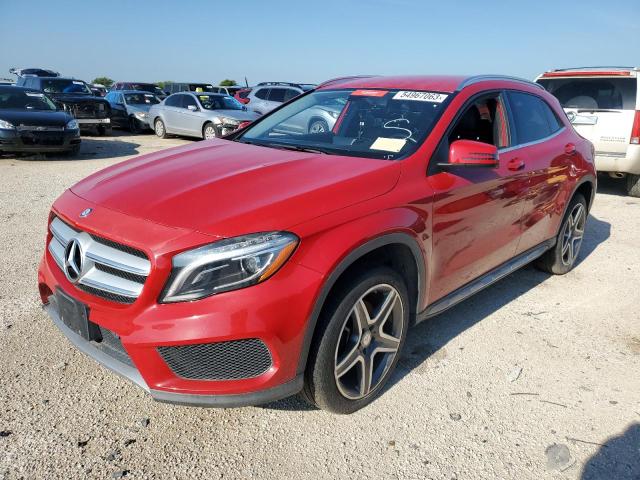 Паркетники MERCEDES-BENZ GLA-CLASS 2015 Червоний