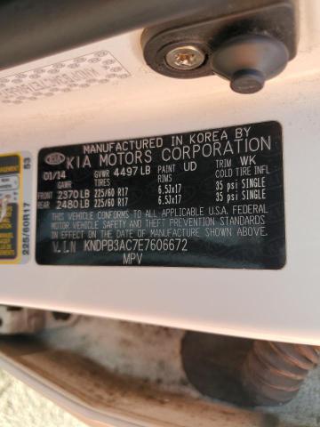 KNDPB3AC7E7606672 KIA Sportage Base