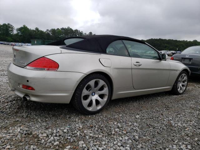 VIN: WBAEK13557CN82633 Auction: COPART Lot: 57247633 Location: GA - ATLANTA SOUTH WBAEK13557CN82633 BMW 6 SERIES 2007 SILVER Photo 3