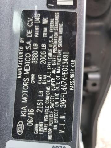 2017 KIA CADENZA PR - 3KPFL4A7XHE013491