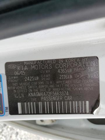 KNAGM4A72F5663374 KIA Optima Lx