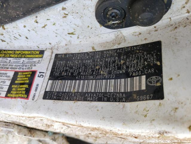 4T1B11HK7JU579723 Toyota CAMRY L