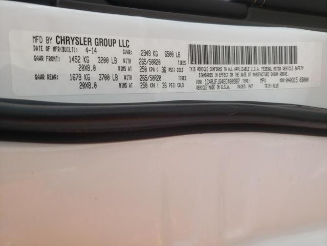 1C4RJFJG4EC480987 Jeep Grand Cherokee Summit