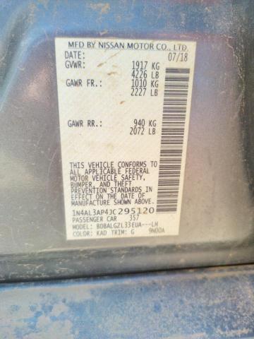 1N4AL3AP4JC295120 Nissan ALTIMA 2.5