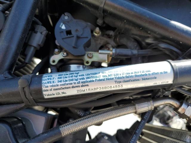 2006 DUCATI MONSTER S2 ZDM1RABP36B084553