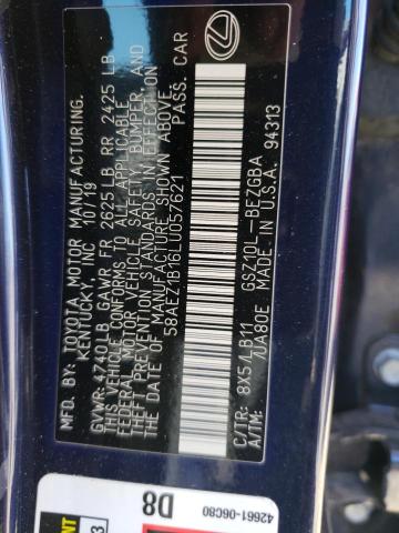 2020 LEXUS ES 350 LUX 58AEZ1B16LU057621