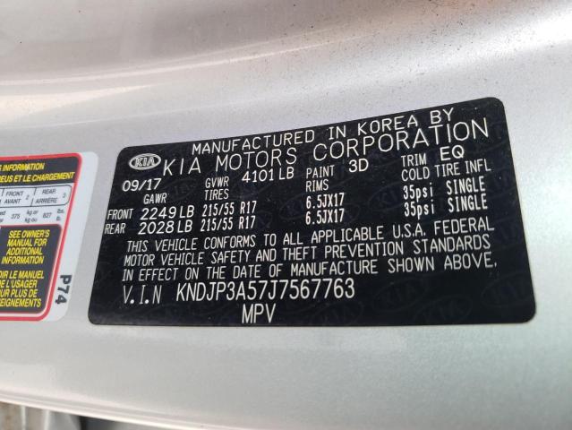KNDJP3A57J7567763 KIA SOUL +