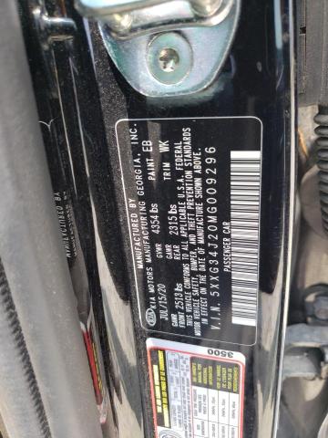 5XXG34J20MG009296 KIA K5 EX